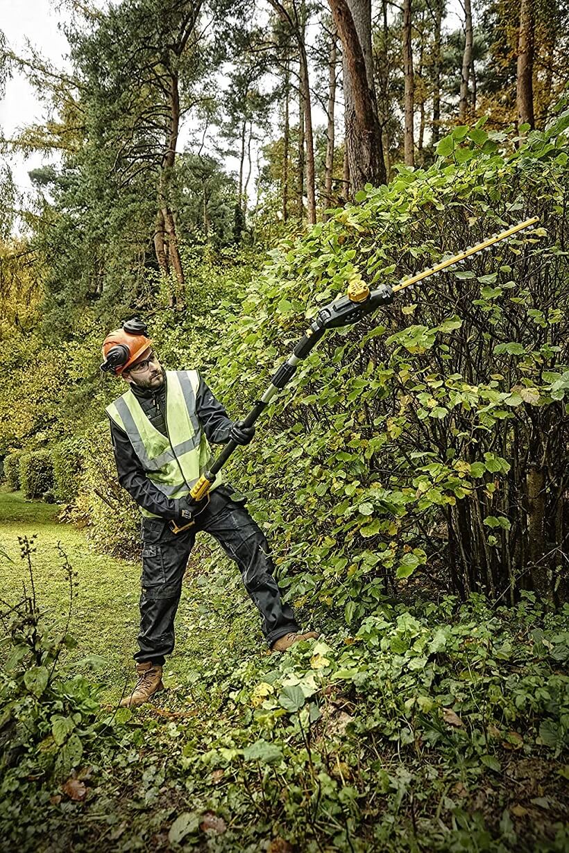 taille-haie batterie télescopique DeWalt