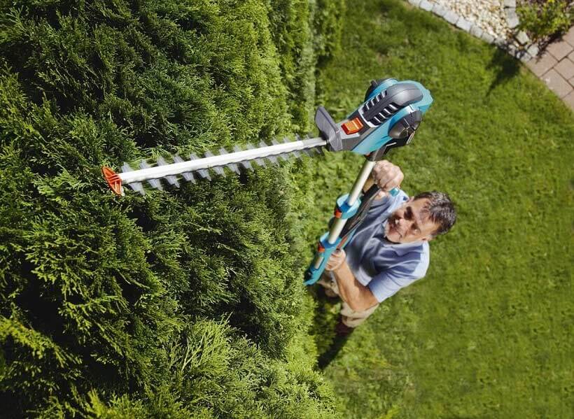 Taille haie électrique télescopique